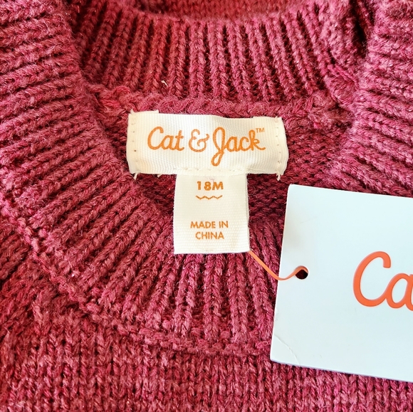 Cat & Jack Toddler Girl's Sweater Dress - Picture 6 of 7